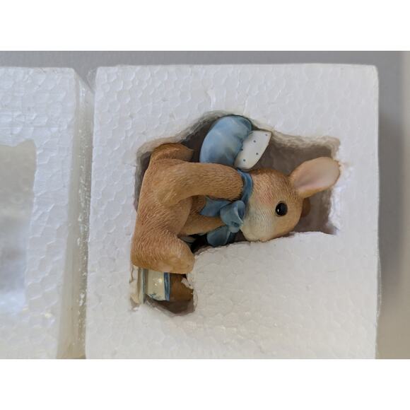 My Blushing Bunnies Tea for Two is More Special with You Enesco Figurine Rabbit - Picture 5 of 7